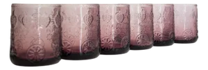 Art Deco Murano Glasses by Mariana Iskra, Set of 6