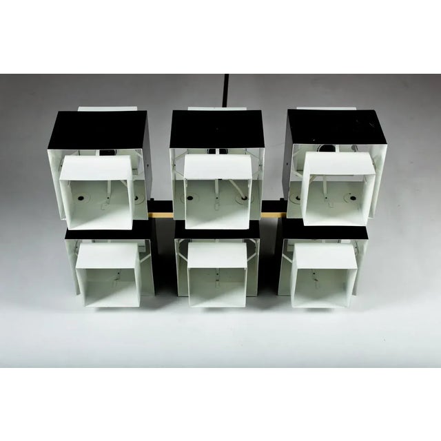 Black Vintage Chandelier Selectra by Hans-Agne Jakobsson for Markaryd For Sale - Image 8 of 11