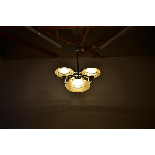 Art Deco Chandelier, 1930s For Sale - Image 15 of 18