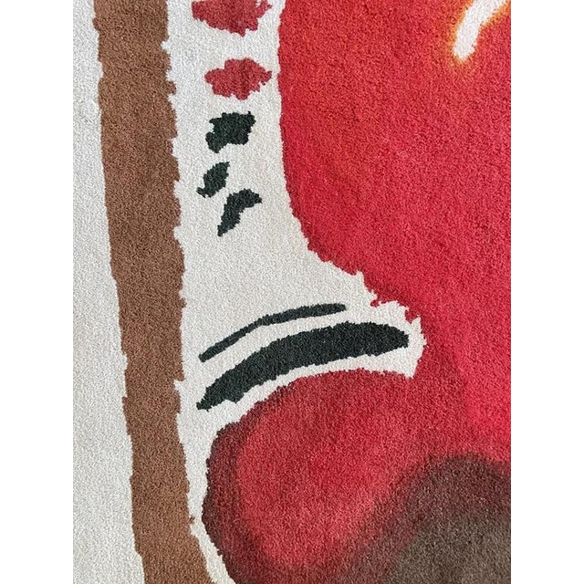 Forster Rug in Hand-Tufted Wool from Tisca, France, 1980s For Sale - Image 3 of 9