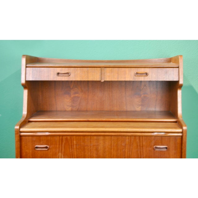 Danish Desk in Teak Veneer, 1960s For Sale - Image 12 of 18