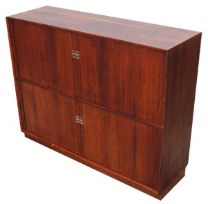 Danish Sideboard with Tambour Doors by Arne Vodder for Sibast, 1958