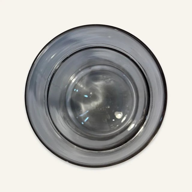 Mid 19th Century Blow-Molded Pittsburgh Glass Lidded Jar For Sale - Image 4 of 7