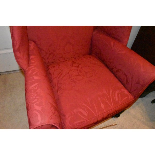 Superb American Sheraton Wingchair, Ca. 1810-20 For Sale - Image 12 of 14