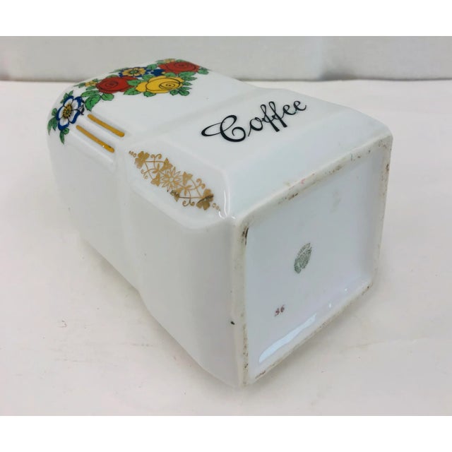 Ceramic Antique Painted Porcelain Coffee Container For Sale - Image 7 of 10