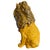 1970s Large Italian Majolica Roaring Lion Sculpture, Hand-Painted Glazed Ceramic 1970s For Sale - Image 5 of 11