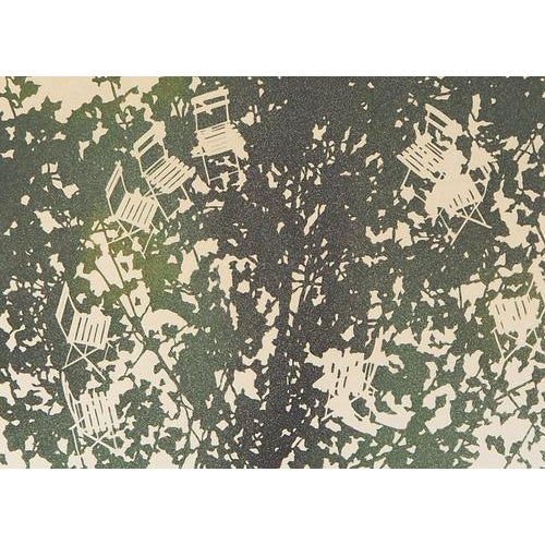 Jean Solombre, Avril Under the Tree, 1979, Etching For Sale - Image 3 of 9