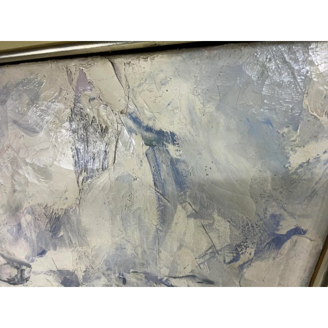 Signed Vintage Abstract Painting - Mid-Century Modern Original Art For Sale - Image 14 of 17