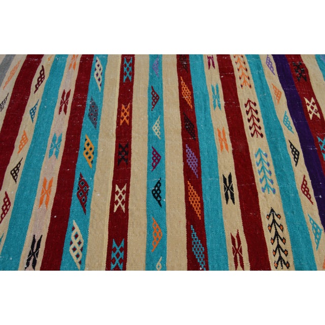 Late 20th Century Moroccan Rug- 2'10'' X 4'10'' For Sale - Image 4 of 5