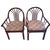 Mid-Century Modern Pair of Vintage Rausch Germany Model 22935 Fan-Back Rattan Armchairs for Brown Jordan For Sale - Image 3 of 18