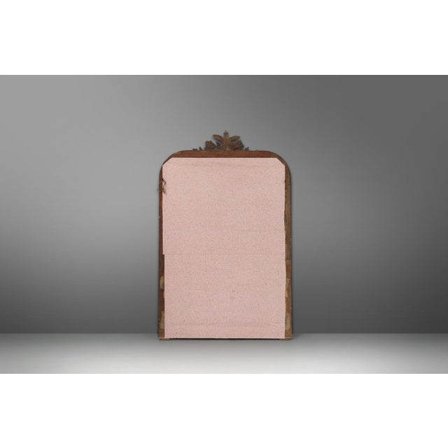 Louis Philippe Mirror in Plaster and Wood with Handcrafted Decorations, France, 1890s For Sale - Image 11 of 12