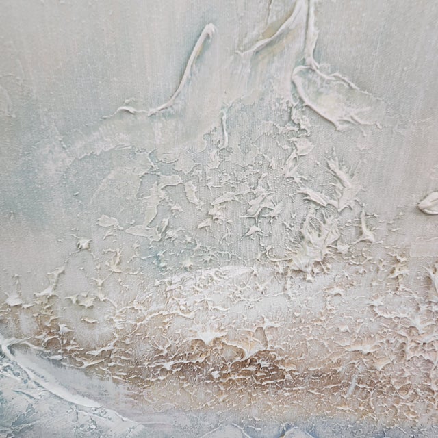 Vintage Lee Reynolds Textured Abstract Landscape Diptych – Pair Large 30x40 Canvases For Sale - Image 10 of 14