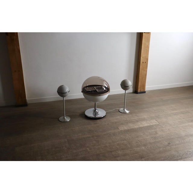 Metal Vintage Vision 2000 Hifi Stereo System with Grundig Audiorama Speakers by Thilo Oerke for Rosita, Germany, 1965, Set of 3 For Sale - Image 7 of 12