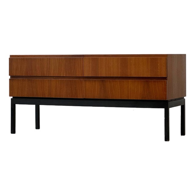 Mid-Century Modern Teak Sideboard with Drawer Front, 1970s For Sale