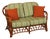 South Sea 'New Kauai' Rattan Loveseat With Sunbrella Cushions For Sale