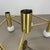 Italian Space Age Brass Ceiling Sconce in the style of Stilnovo, Italy, 1970s For Sale - Image 17 of 18