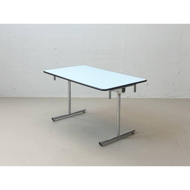 Blue Practical Folding Tables from Kelko, 1980s For Sale - Image 9 of 16