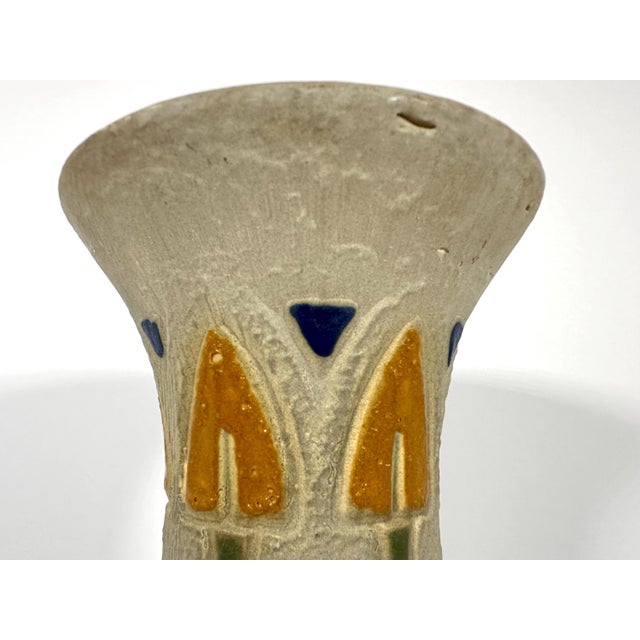 Arts & Crafts Roseville Pottery "Mostique" Vase for your consideration. The vase is a nice size, measuring approx. 10 1/4...