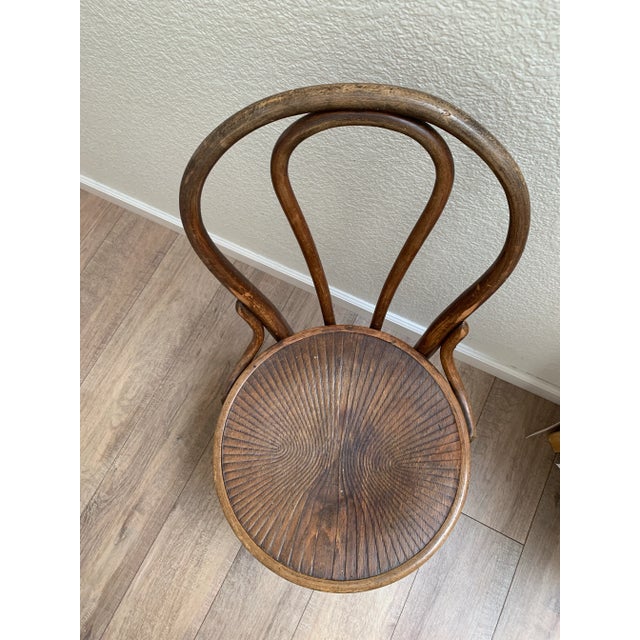 Vintage Bentwood Cafe Bistro Chair For Sale - Image 10 of 11