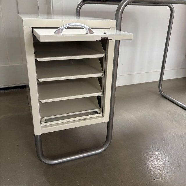 Mid-Century Bauhaus Writing Table from Mauser-Waldeck GmbH, Germany, 1930s For Sale - Image 6 of 8