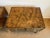 Vintage Burlwood and Brass Night Tables by Mastercraft - A Pair For Sale - Image 9 of 11