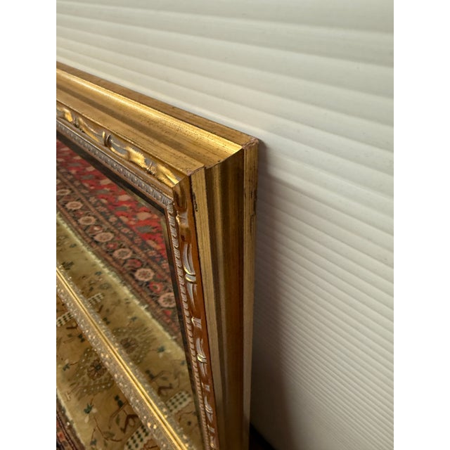 Wood Z Gallerie Old World Over Mantle Mirror, Vintage For Sale - Image 7 of 12