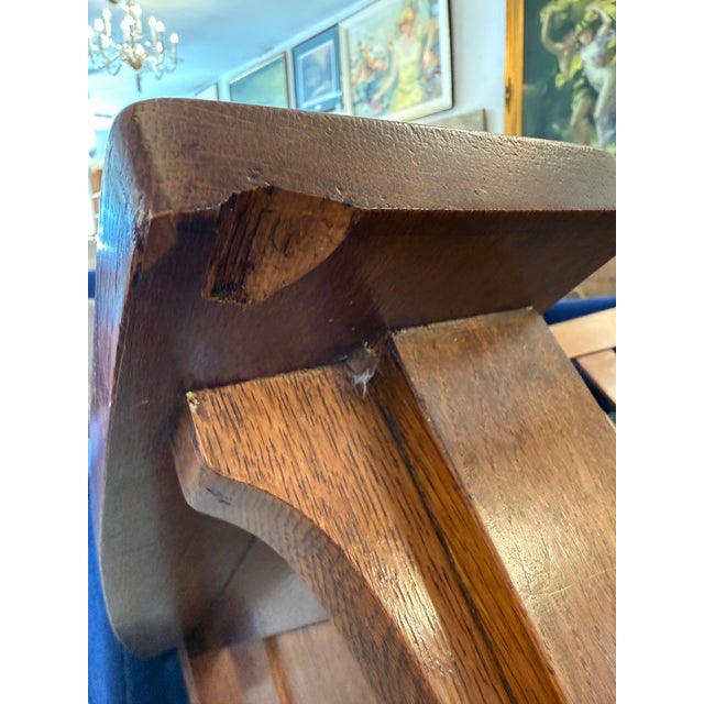 Wood Stickley Drop Arm Settee For Sale - Image 7 of 12