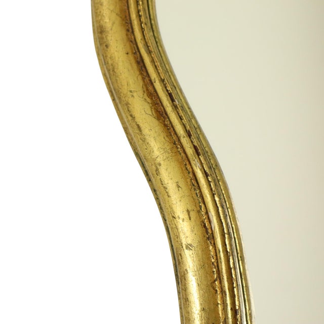 Vintage French Crested Mirror, 1950s For Sale - Image 13 of 15
