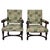 Louis XVI Style Spanish Pair of Carved Walnut Armchairs, 1900s For Sale - Image 15 of 18