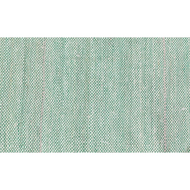 Contemporary Beige Green Flat Weave Rug by Doris Leslie Blau For Sale In New York - Image 6 of 7