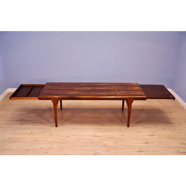 Mid-Century Modern Danish Coffee Table in Rosewood by Johannes Andersen for Uldum Furniture Factory, 1960s For Sale - Image 3 of 18