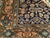 Antique Persian Malayer Area Rug, Hand-Knotted Wool, Geometric Medallion Pattern, Ivory & Navy,5x7 For Sale - Image 16 of 17