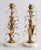 Vintage Italian Gilt Tole & Crystals Candlesticks - A Pair For Sale - Image 9 of 9