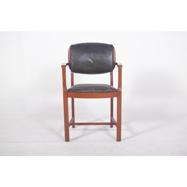Wood Portuguese Desk Armchair, 1950s For Sale - Image 7 of 7
