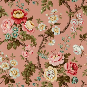 Sanderson Hykenham Wallpaper in French Rose - a Sample