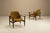 Tiki Armchairs in Ochre Fabric from Busnelli, Italy, 1960s, Set of 2 For Sale - Image 4 of 14
