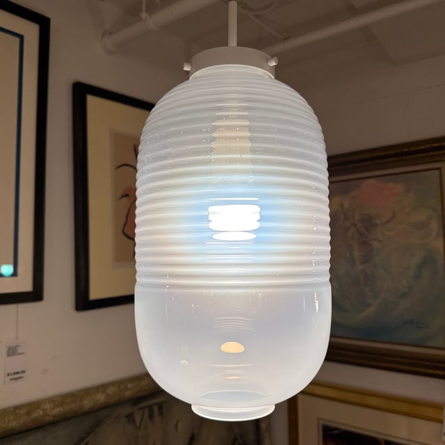 Modern New Bomma Lantern Pendant, White For Sale - Image 3 of 12