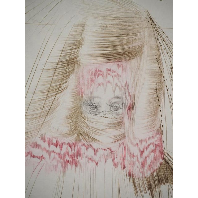 Salvador Dali, The Queen in a Silk Tunic, Engraving For Sale - Image 5 of 9