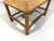 Low Oak Bobbin Stool with Rush Seat, 1930s For Sale - Image 8 of 10