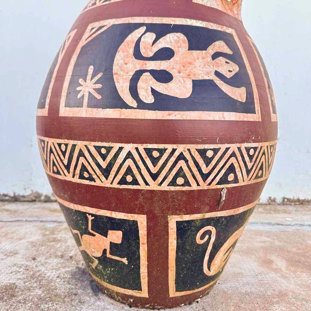 Vintage Ceramic Vase For Sale - Image 6 of 8