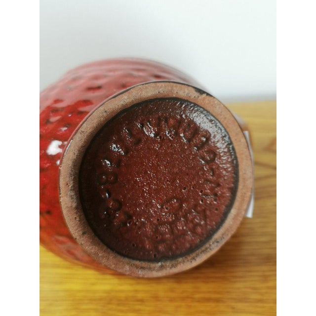 Mid-Century Red Glazed Duck Pot For Sale - Image 10 of 11