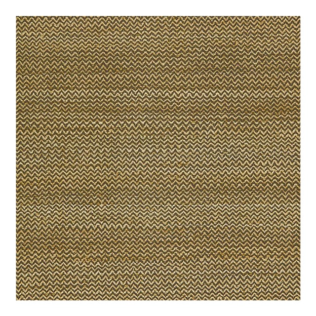 2 Yards Schumacher Alhambra Earth/Natural Weave Fabric For Sale