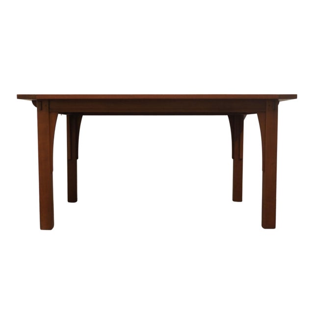 STICKLEY FURNITURE Solid Cherry Mission Style Arts & Crafts 60" Dining Table 91-799 30.25" High 60.25" Wide 42.25" Deep...