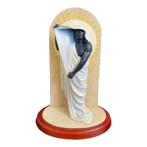 Afro Nouveau Sculpture Ebony Visions Night in Day by Thomas Blackshear II