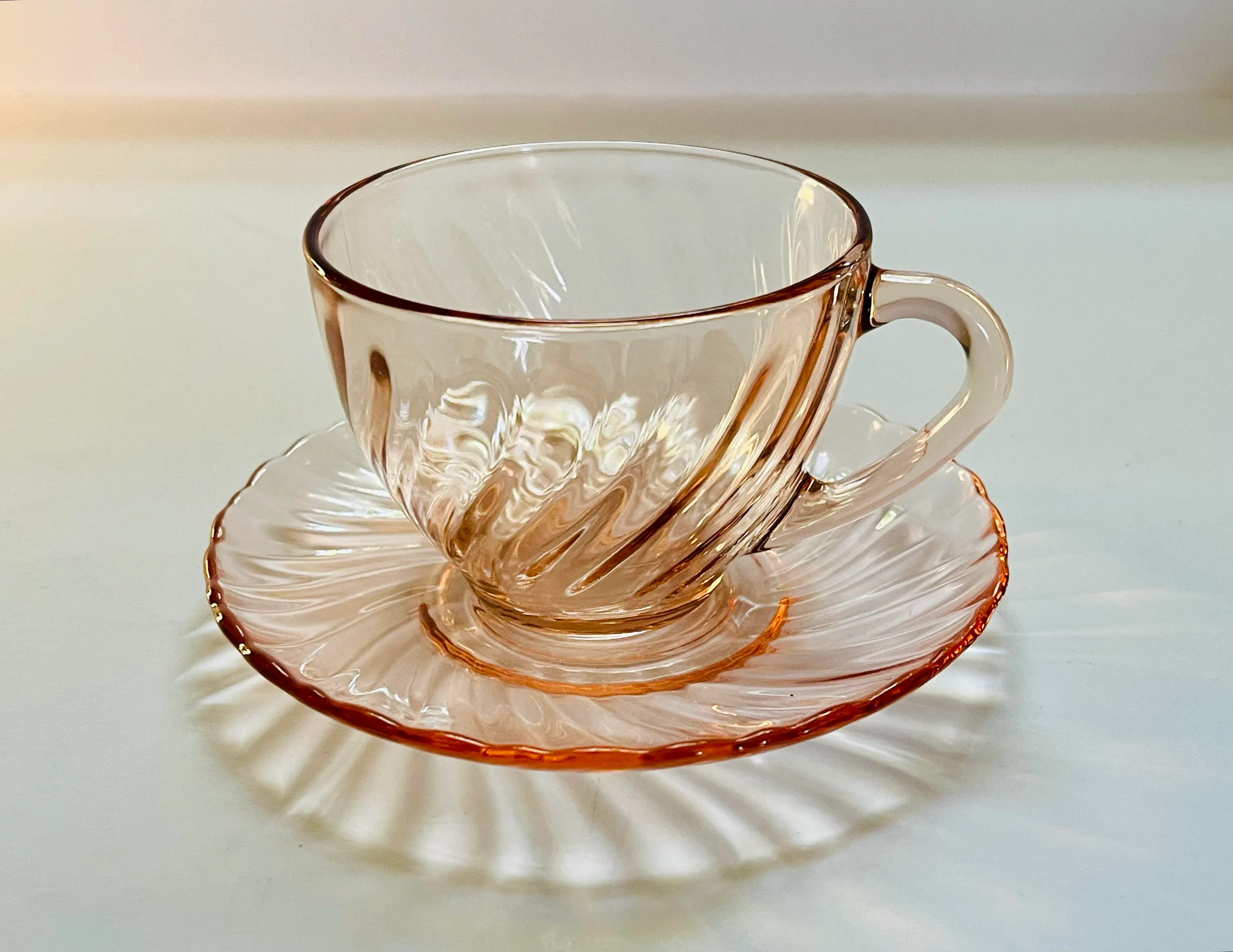 vintage-arcoroc-france-pink-