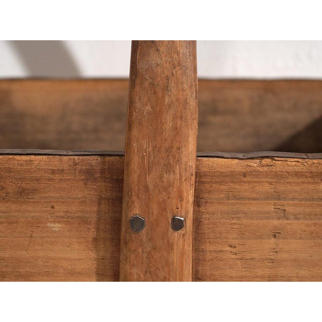Antique Chinese Wooden Basket For Sale - Image 5 of 9