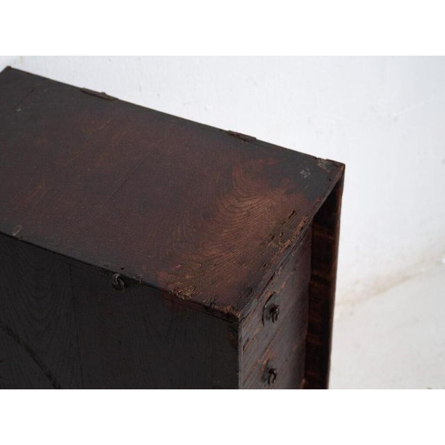 Antique Japanese archive cabinet – Meiji / Taishō Period (c.1880-1926)Dimensions: Length: 28 cm Depth: 46 cm Height: 77...