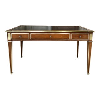 Louis XVI Style Flat Desk, France, 1970 For Sale