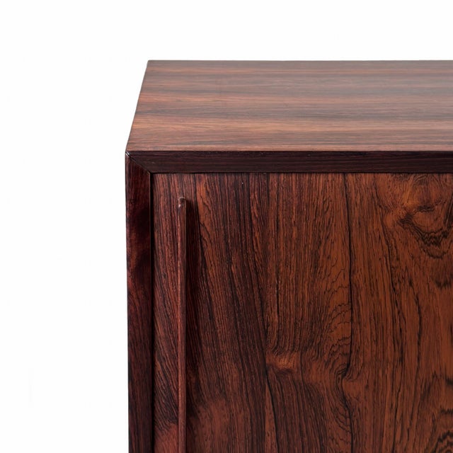 Vintage Danish Rosewood Cabinet For Sale - Image 4 of 6