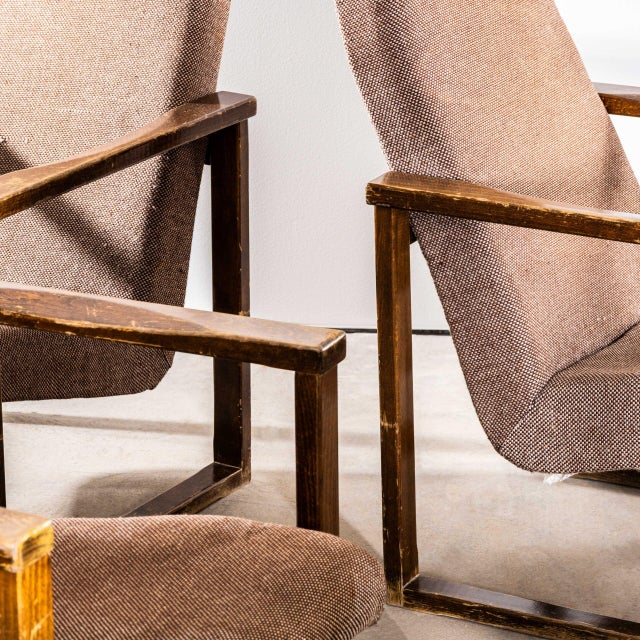 Vintage Cube Lounge Chair, 1950s For Sale - Image 4 of 11